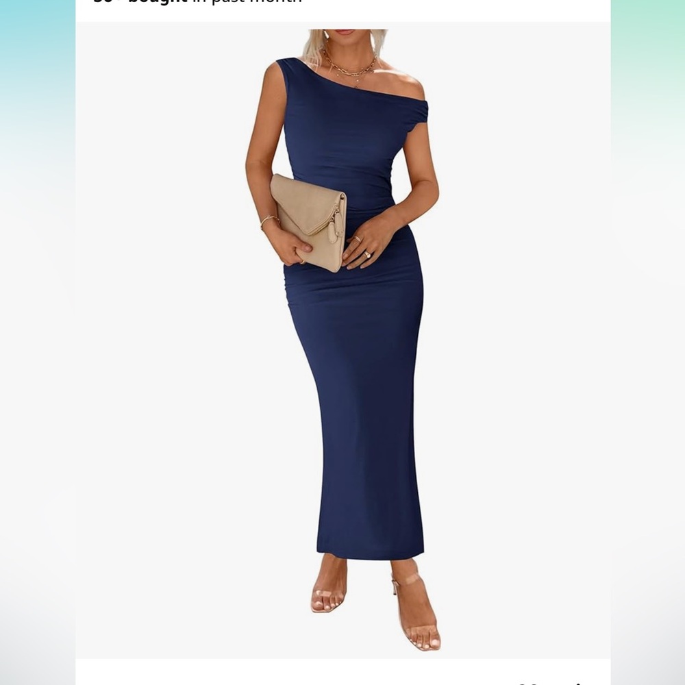 Btfbm  Navy Dress maxi bodycon